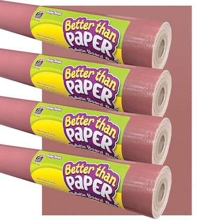 Teacher Created Resources Better Than Paper Bulletin Board Roll, 4ft. x 12ft., Deep Rose, 4PK 32464